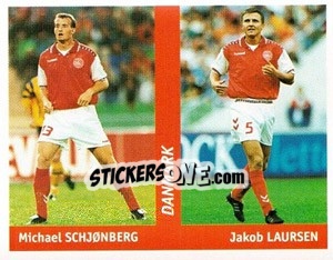 Sticker Michael Schjonberg / Jakob Laursen - World Cup France 98 n. 117 - Ds