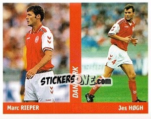 Sticker Marc Rieper / jes Hogh - World Cup France 98 n. 118 - Ds