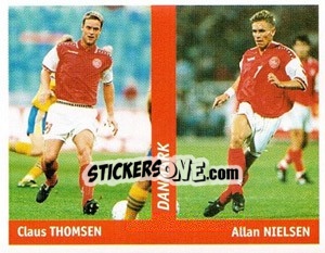 Sticker Claus Thomsen / allan Nielsen - World Cup France 98 n. 119 - Ds