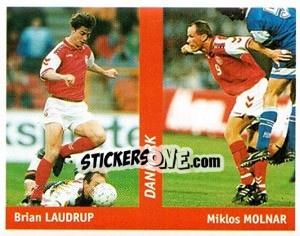 Sticker Brian Laudrup / Miklos Molnar - World Cup France 98 n. 121 - Ds