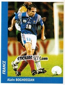 Sticker Alain Boghossian - World Cup France 98 - Ds