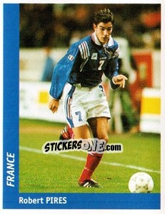 Sticker Robert Pires - World Cup France 98 n. 132 - Ds