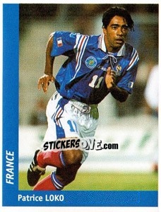 Sticker Patrice Loko - World Cup France 98 - Ds