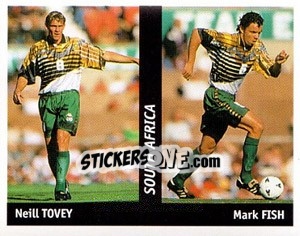 Sticker Neill Tovey / Mark Fish - World Cup France 98 n. 139 - Ds