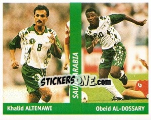 Sticker Khalid Altemawi / obeid Al-Dossary - World Cup France 98 n. 149 - Ds