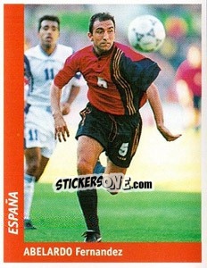 Cromo Abelardo Fernandez - World Cup France 98 - Ds