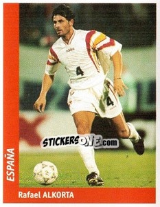 Cromo Rafael Alkorta - World Cup France 98 n. 155 - Ds