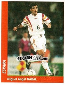 Sticker Miguel Angel Nadal - World Cup France 98 n. 156 - Ds