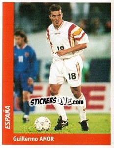 Cromo Guillermo Amor - World Cup France 98 - Ds