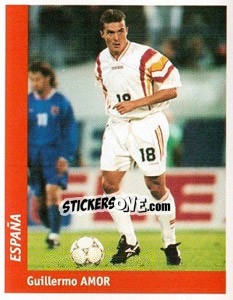 Sticker Guillermo Amor - World Cup France 98 n. 159 - Ds