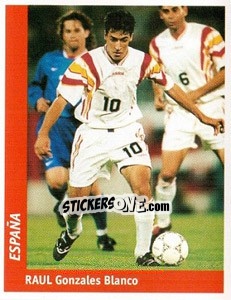Sticker Raul González Blanco - World Cup France 98 - Ds