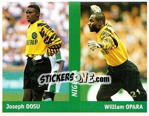 Sticker Joseph Dosu / William Opara - World Cup France 98 n. 166 - Ds