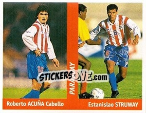 Figurina Roberto Acuna Cabello / Estanislao Struway - World Cup France 98 - Ds