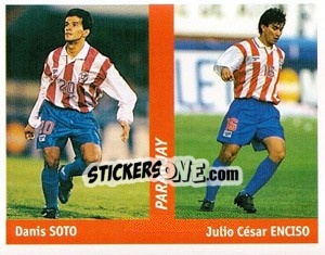 Sticker Danis Soto / Julio Cesar Enciso - World Cup France 98 - Ds