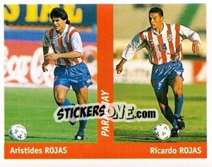 Cromo Aristides Rojas / Ricardo Rojas - World Cup France 98 n. 179 - Ds