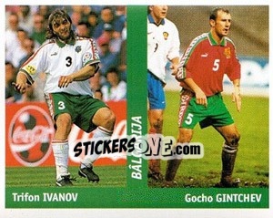 Sticker Trifon Ivanov / Gocho Gintchev - World Cup France 98 - Ds