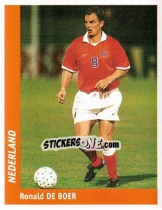Sticker Ronald De Boer - World Cup France 98 - Ds