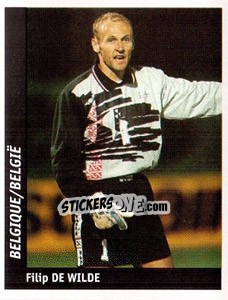 Sticker Filip De Wilde - World Cup France 98 - Ds