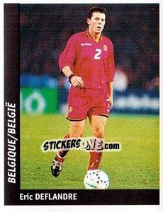Sticker Eric Deflandre - World Cup France 98 n. 211 - Ds