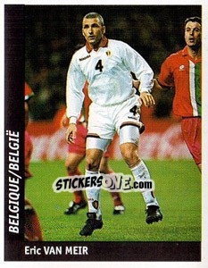 Sticker Eric Van Meir - World Cup France 98 - Ds