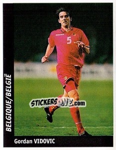 Sticker Gordan Vidovic - World Cup France 98 - Ds