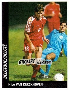 Sticker Nico Van Kerckhoven - World Cup France 98 n. 216 - Ds