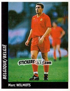 Sticker Marc Wilmots - World Cup France 98 n. 218 - Ds