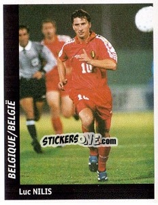Sticker Luc Nilis - World Cup France 98 - Ds