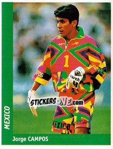 Cromo Jorge Campos - World Cup France 98 - Ds