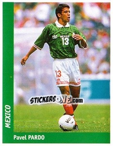 Sticker Pavel Pardo - World Cup France 98 - Ds