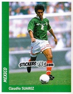 Sticker Claudio Suarez - World Cup France 98 n. 228 - Ds