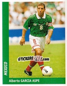 Cromo Alberto Garcia Aspe - World Cup France 98 - Ds