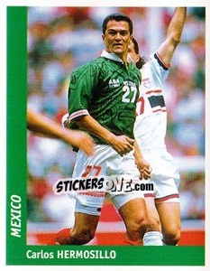 Figurina Carlos Hermosillo - World Cup France 98 - Ds