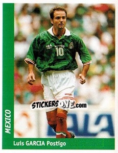 Sticker Luis Garcia Postigo - World Cup France 98 - Ds