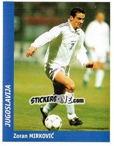 Sticker Zoran Mirkovic - World Cup France 98 - Ds