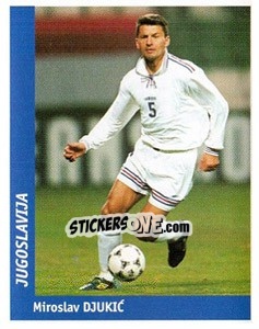 Sticker Miroslav Djukic - World Cup France 98 - Ds
