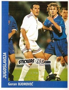 Sticker Goran Djorovic - World Cup France 98 - Ds