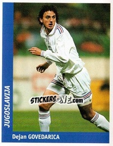 Sticker Dejan Govedarica - World Cup France 98 - Ds