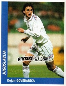 Sticker Dejan Govedarica - World Cup France 98 n. 265 - Ds