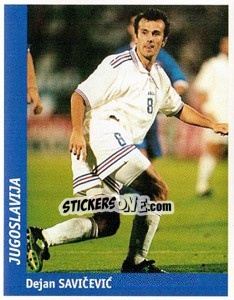 Sticker Dejan Savicevic - World Cup France 98 - Ds