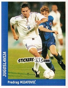 Sticker Predrag Mijatovic - World Cup France 98 - Ds