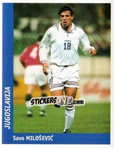 Sticker Savo Milosevic - World Cup France 98 - Ds