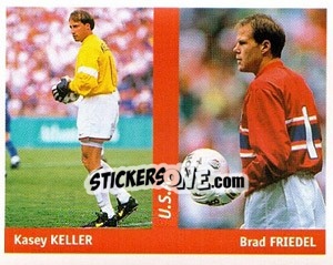 Sticker Kasey Keller / Brad Friedel - World Cup France 98 n. 269 - Ds