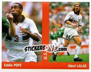 Figurina Eddie Pope / Alexi Lalas - World Cup France 98 - Ds