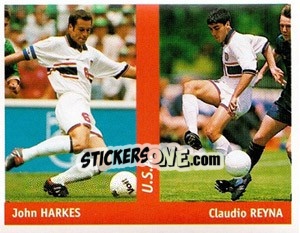 Cromo John Harkes / Claudio Reyna - World Cup France 98 - Ds