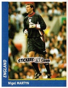 Sticker Nigel Martyn - World Cup France 98 n. 284 - Ds