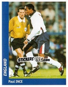 Sticker Paul Ince - World Cup France 98 - Ds