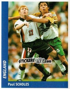 Sticker Paul Scholes - World Cup France 98 n. 294 - Ds