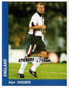 Sticker Alan Shearer - World Cup France 98 n. 295 - Ds