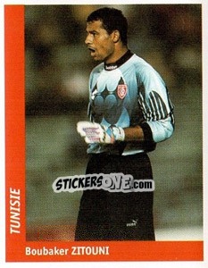 Sticker Boubaker Zitouni - World Cup France 98 n. 298 - Ds